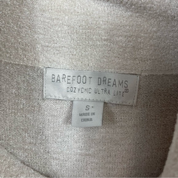 Barefoot Dreams CozyChic Ultra Lite Coastal Cowl Neck Tunic S Cozy Long Sweater - Picture 7 of 11